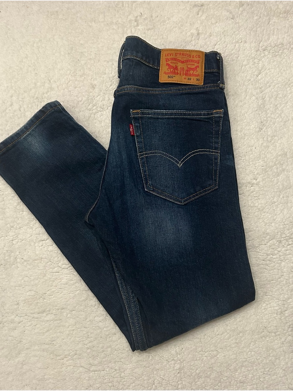 Levi's Men's Dark Blue Slim Straight Jeans